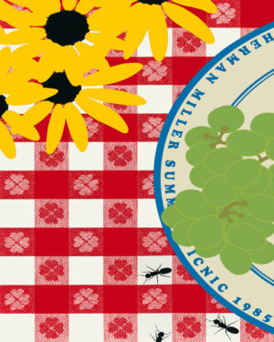 Summer Picnic – Vintage Style Digital Wall Art (Instant Download)